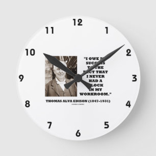 Thomas Edison Verdanke Erfolg Niemals Hatte Uhr Ar