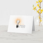 Thomas Edison Zitat Karte (Gelbe Blume)