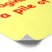 Thomas Edison Zitat Poster (Ecke)