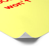 Thomas Edison Zitat Poster (Ecke)