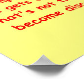 Thomas Edison Zitat Poster (Ecke)