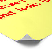 Thomas Edison Zitat Poster (Ecke)