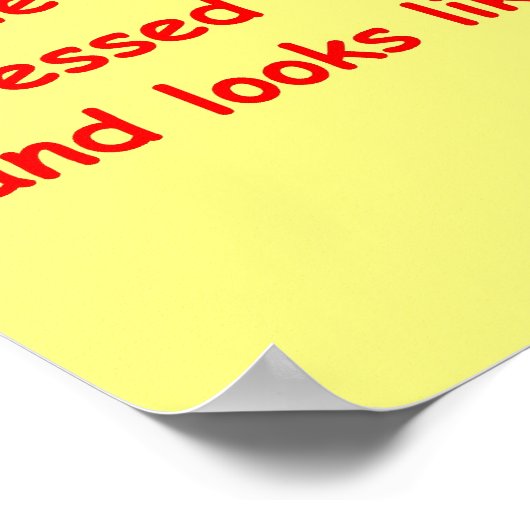 Thomas Edison Zitat Poster (Ecke)