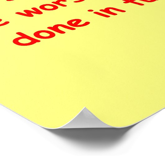 Thomas Edison Zitat Poster (Ecke)