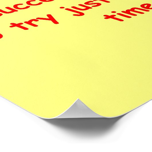 Thomas Edison Zitat Poster (Ecke)