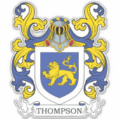 Thomas Familienwappen Aufkleber (Vorderseite)