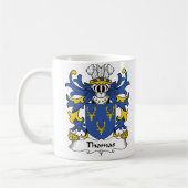 Thomas-Familienwappen Kaffeetasse (Links)