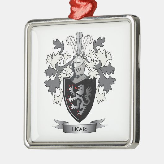 Thomas-Familienwappen Ornament Aus Metall (Links)