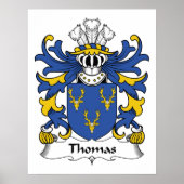 Thomas Familienwappen Poster (Vorne)