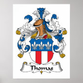 Thomas Familienwappen Poster (Vorne)