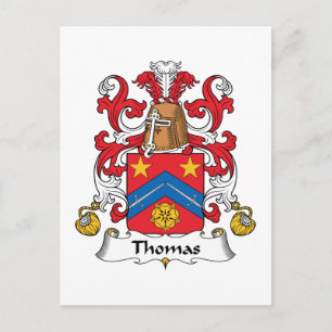 Thomas Familienwappen Postkarte