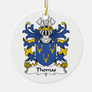 Thomas-Familienwappen-Verzierung Keramik Ornament