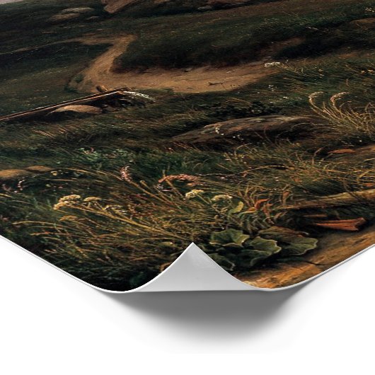 Thomas Fearnley Der Grindelwaldgletscher Poster (Ecke)