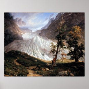 Thomas Fearnley Der Grindelwaldgletscher Poster