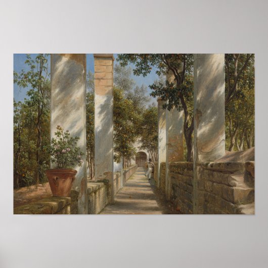 Thomas Fearnley - Pergola mit Orangen Poster (Vorne)