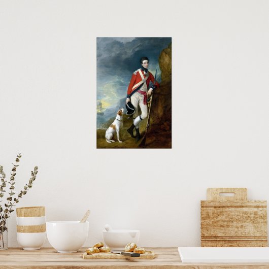 Thomas Gainsborough An Officer of the 4th Regiment Poster (Küche)