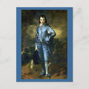 Thomas Gainsborough art: Der Blaue Junge Postkarte
