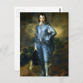 Thomas Gainsborough Art Painting: Der blaue Junge Postkarte (Vorne/Hinten)