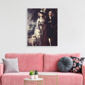Thomas Gainsborough - Der morgendliche Spaziergang Leinwanddruck (Insitu (Wohnzimmer))