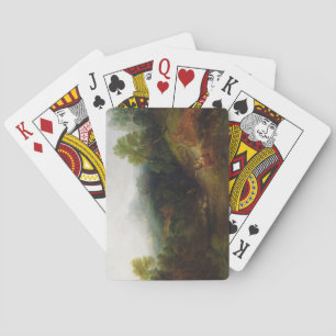 Thomas Gainsborough Ein Bergtal mit Rusti Spielkarten