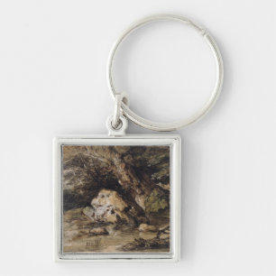Thomas Gainsborough eine hügelige Landschaft mi Schlüsselanhänger