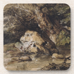 Thomas Gainsborough eine hügelige Landschaft mi Untersetzer