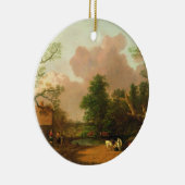 Thomas Gainsborough | eine Landschaft mit Zahlen, Keramikornament (Rechts)