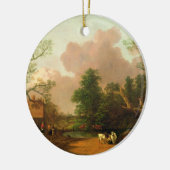 Thomas Gainsborough | eine Landschaft mit Zahlen, Keramikornament (Links)