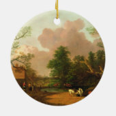 Thomas Gainsborough | eine Landschaft mit Zahlen, Keramikornament (Hinten)