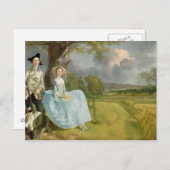 Thomas Gainsborough |Herr und Frau Andrews, c.1748 Postkarte (Vorne/Hinten)