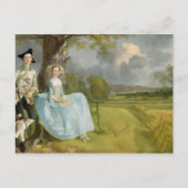 Thomas Gainsborough |Herr und Frau Andrews, c.1748 Postkarte (Vorderseite)