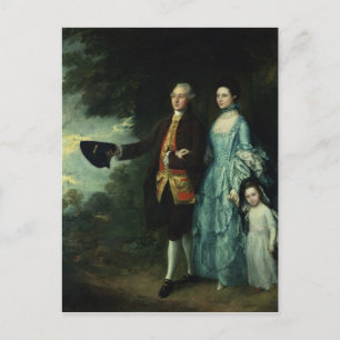 Thomas Gainsborough  Herr und Frau George Byam und Postkarte