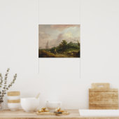 Thomas Gainsborough - Küstenlandschaft Poster (Küche)