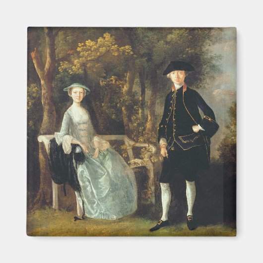Thomas Gainsborough | Lady Lloyd und ihr Sohn, Ric Magnet (Vorne)