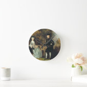 Thomas Gainsborough | Lady Lloyd und ihr Sohn, Ric Runde Wanduhr (Zuhause)