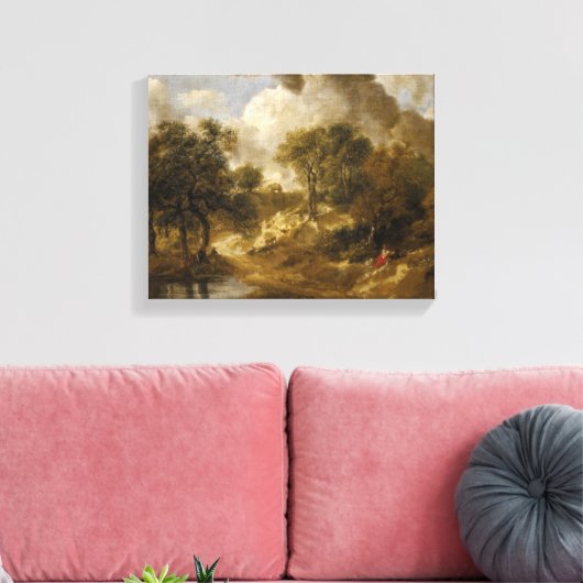 Thomas Gainsborough - Landschaft in Suffolk Leinwanddruck (Insitu (Wohnzimmer))