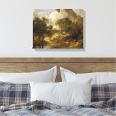 Thomas Gainsborough - Landschaft in Suffolk Leinwanddruck (Insitu (Schlafzimmer))