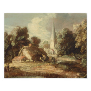 Thomas Gainsborough - Landschaft mit Hütte Fotodruck