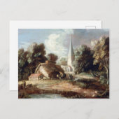 Thomas Gainsborough Landschaft mit Hütte Postkarte (Vorne/Hinten)