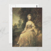 Thomas Gainsborough-Mrs Mary Robinson('Perdita') Postkarte (Vorne/Hinten)