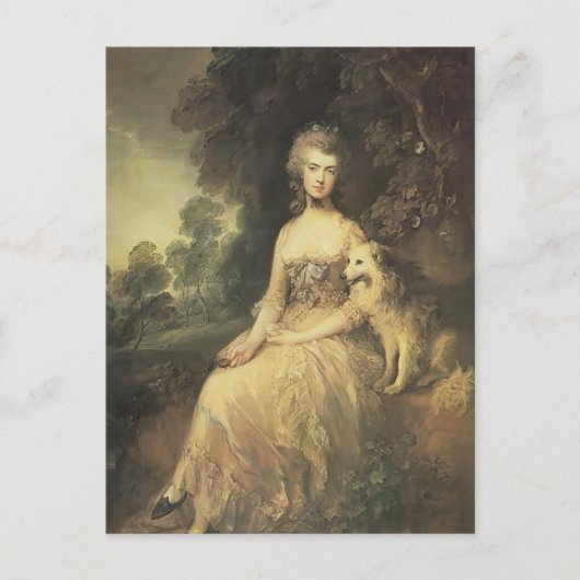 Thomas Gainsborough-Mrs Mary Robinson('Perdita') Postkarte (Vorderseite)