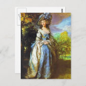 Thomas Gainsborough - Sophia Charlotte Postkarte (Vorne/Hinten)