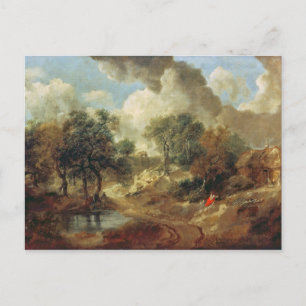 Thomas Gainsborough  Suffolk Landscape, 1748 Postkarte