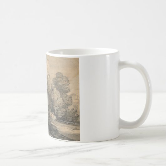 Thomas Gainsborough - Waldlandschaft Kaffeetasse (Rechts)