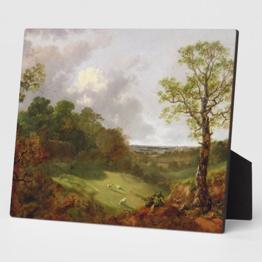 Thomas Gainsborough | Waldlandschaft mit einem Bau Fotoplatte (Seite)