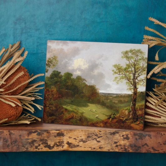 Thomas Gainsborough | Waldlandschaft mit einem Bau Fotoplatte (Seite)