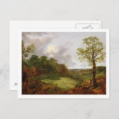 Thomas Gainsborough | Waldlandschaft mit einem Bau Postkarte (Vorne/Hinten)