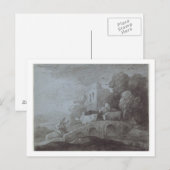 Thomas Gainsborough | Waldlandschaft mit Herdsmos Postkarte (Vorne/Hinten)