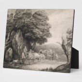 Thomas Gainsborough | Waldlandschaft mit Karren Fotoplatte (Seite)