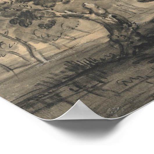 Thomas Gainsborough - Waldlandschaft Poster (Ecke)